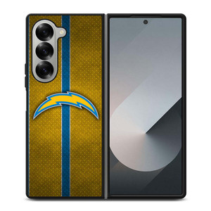 LOS ANGELES CHARGERS NFL METAL STRIPE Samsung Galaxy Z Fold 6 Case Cover