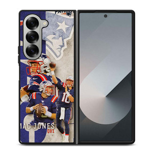 MAC JONES NEW ENGLAND PATRIOT NFL Samsung Galaxy Z Fold 6 Case Cover