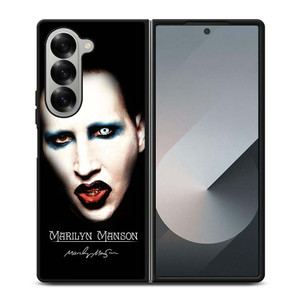 MARILYN MANSON SINGER SCARY Samsung Galaxy Z Fold 6 Case Cover