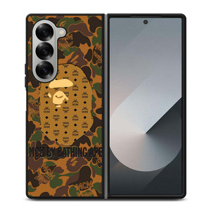MCM MICHAEL CROMER MUNICH BATHING APE CAMO Samsung Galaxy Z Fold 6 Case Cover