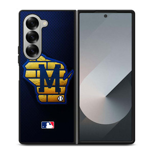 MILWAUKEE BREWERS MLB BASEBALL ICON Samsung Galaxy Z Fold 6 Case Cover