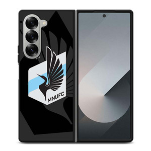MINNESOTA UNITED FC MLS BLACK Samsung Galaxy Z Fold 6 Case Cover