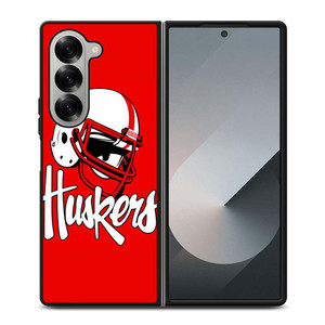 NEBRASKA HUSKERS LOGO UNIVERSITY FOOTBALL ICON Samsung Galaxy Z Fold 6 Case Cover