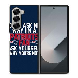 NEW ENGLAND PATRIOTS FANS Samsung Galaxy Z Fold 6 Case Cover