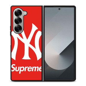 NEW YORK YANKEES X SUPREME RED Samsung Galaxy Z Fold 6 Case Cover
