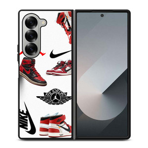 NIKE AIR JORDAN SHOES COLLAGE Samsung Galaxy Z Fold 6 Case Cover NIKE AIR JORDAN SHOES COLLAGE Samsung Galaxy Z Fold 6 Case Cover
