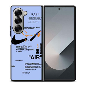 NIKE AIR OFF WHITE TARO Samsung Galaxy Z Fold 6 Case Cover