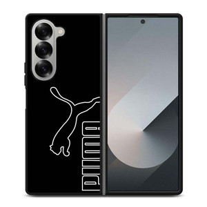 PUMA LOGO BLACK Samsung Galaxy Z Fold 6 Case Cover