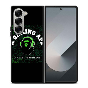 RAZER X BAPE A GAMING APE Samsung Galaxy Z Fold 6 Case Cover