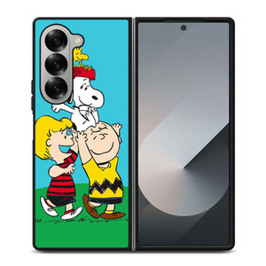 SNOOPY THE PEANUTS AND GANK Samsung Galaxy Z Fold 6 Case Cover