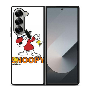 SNOOPY THE PEANUTS DAB STYLE Samsung Galaxy Z Fold 6 Case Cover