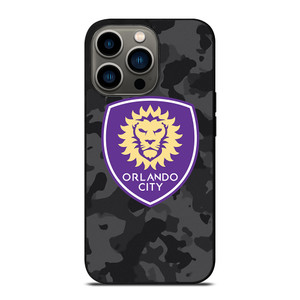 ORLANDO CITY SC MLS BLACK CAMO iPhone 13 Pro Case Cover