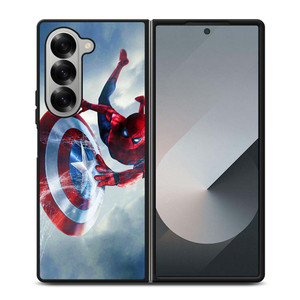 SPIDERMAN X CAPTAIN AMERICA Samsung Galaxy Z Fold 6 Case Cover