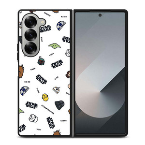 STAR WARS CUTE CARTOON COLLAGE Samsung Galaxy Z Fold 6 Case Cover