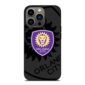 ORLANDO CITY SC MLS BLACK iPhone 13 Pro Case Cover