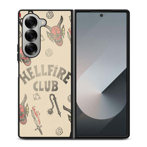 STRANGER THINGS 4 HELLFIRE CLUB Samsung Galaxy Z Fold 6 Case Cover
