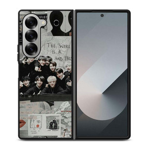 STRAY KIDS BOY BAND COLLAGE Samsung Galaxy Z Fold 6 Case Cover