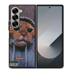 SUPREME CUTE CAT 2 Samsung Galaxy Z Fold 6 Case Cover