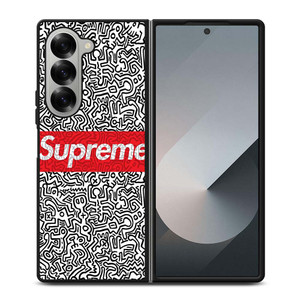 SUPREME KEITH HARING Samsung Galaxy Z Fold 6 Case Cover