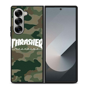 THRASHER SKATEBOARD CAMO Samsung Galaxy Z Fold 6 Case Cover
