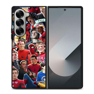 TOM HOLLAND SPIDERMAN COLLAGE Samsung Galaxy Z Fold 6 Case Cover