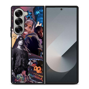 TRAVIS SCOTT ASTROWORLD COLLAGE Samsung Galaxy Z Fold 6 Case Cover