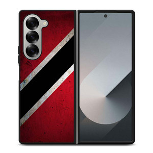 TRINIDAD AND TOBAGO TEXTURED FLAG Samsung Galaxy Z Fold 6 Case Cover