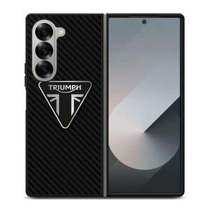 TRIUMPH MOTORCYCLES CARBON FIBER Samsung Galaxy Z Fold 6 Case Cover