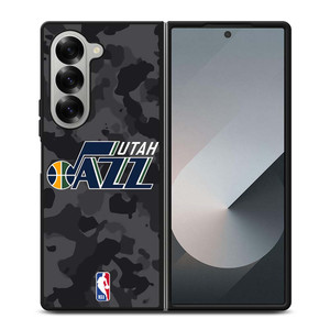 UTAH JAZZ BLACK CAMO Samsung Galaxy Z Fold 6 Case Cover