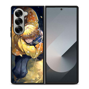 ZENITSU AGATSUMA DEMON SLAYER ANIME Samsung Galaxy Z Fold 6 Case Cover