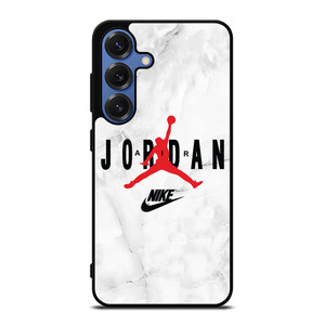 AIR JORDAN NIKE SHOES LOGO MARBLE Samsung Galaxy S25 Case Cover