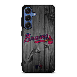 ATLANTA BRAVES BASEBALL MLB WOOD LOGO Samsung Galaxy S25 Case Cover ATLANTA BRAVES BASEBALL MLB WOOD LOGO Samsung Galaxy S25 Case Cover