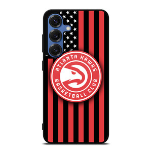 ATLANTA HAWKS NBA USA FLAG Samsung Galaxy S25 Case Cover