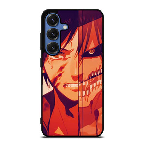 ATTACK ON TITAN EREN YEAGER ANIME Samsung Galaxy S25 Case Cover ATTACK ON TITAN EREN YEAGER ANIME Samsung Galaxy S25 Case Cover