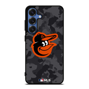 BALTIMORE ORIOLES BASEBALL BLACK CAMO Samsung Galaxy S25 Case Cover