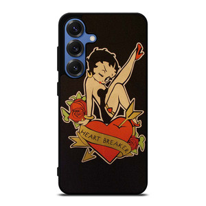 BETTY BOOP HEART BREAKER Samsung Galaxy S25 Case Cover BETTY BOOP HEART BREAKER Samsung Galaxy S25 Case Cover