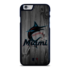 MIAMI MARLINS BASEBALL MLB WOOD LOGO iPhone 6 / 6S Case Cover