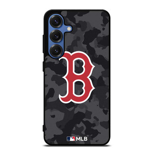 BOSTON RED SOX BASEBALL BLACK CAMO Samsung Galaxy S25 Case Cover BOSTON RED SOX BASEBALL BLACK CAMO Samsung Galaxy S25 Case Cover
