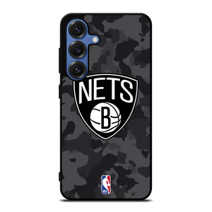 BROOKLYN NETS BLACK CAMO Samsung Galaxy S25 Case Cover BROOKLYN NETS BLACK CAMO Samsung Galaxy S25 Case Cover