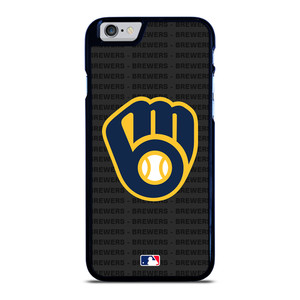 MILWAUKEE BREWERS BASEBALL BLACK iPhone 6 / 6S Case Cover
