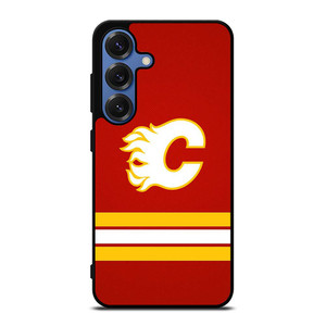 CALGARY FLAMES LOGO NHL HOCKEY TEAM ICON Samsung Galaxy S25 Case Cover