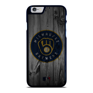 MILWAUKEE BREWERS BASEBALL MLB WOOD LOGO iPhone 6 / 6S Case Cover