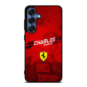 CHARLES LECLERC FERRARI FORMULA ONE F1 RACING 5 Samsung Galaxy S25 Case Cover
