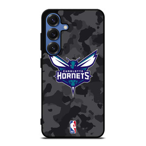 CHARLOTTE HORNETS BLACK CAMO Samsung Galaxy S25 Case Cover