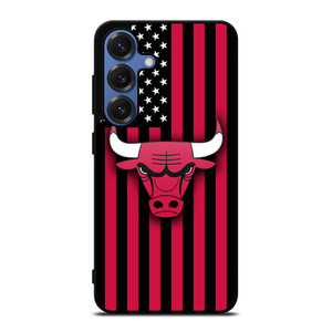 CHICAGO BULLS NBA USA FLAG Samsung Galaxy S25 Case Cover CHICAGO BULLS NBA USA FLAG Samsung Galaxy S25 Case Cover
