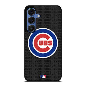 CHICAGO CUBS BASEBALL BLACK Samsung Galaxy S25 Case Cover