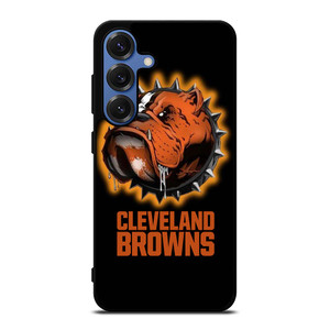 CLEVELAND BROWNS FOOTBALL LOGO DAWG POUND MASCOT Samsung Galaxy S25 Case Cover CLEVELAND BROWNS FOOTBALL LOGO DAWG POUND MASCOT Samsung Galaxy S25 Case Cover