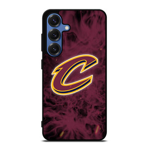CLEVELAND CAVALIERS BASKETBALL NBA FIRE Samsung Galaxy S25 Case Cover