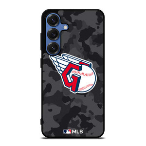 CLEVELAND GUARDIANS BASEBALL BLACK CAMO Samsung Galaxy S25 Case Cover