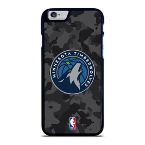 MINNESOTA TIMBERWOLVES BLACK CAMO iPhone 6 / 6S Case Cover